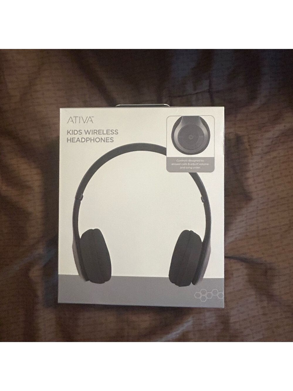 Ativa Kids Wireless Headphones - Black and Gray